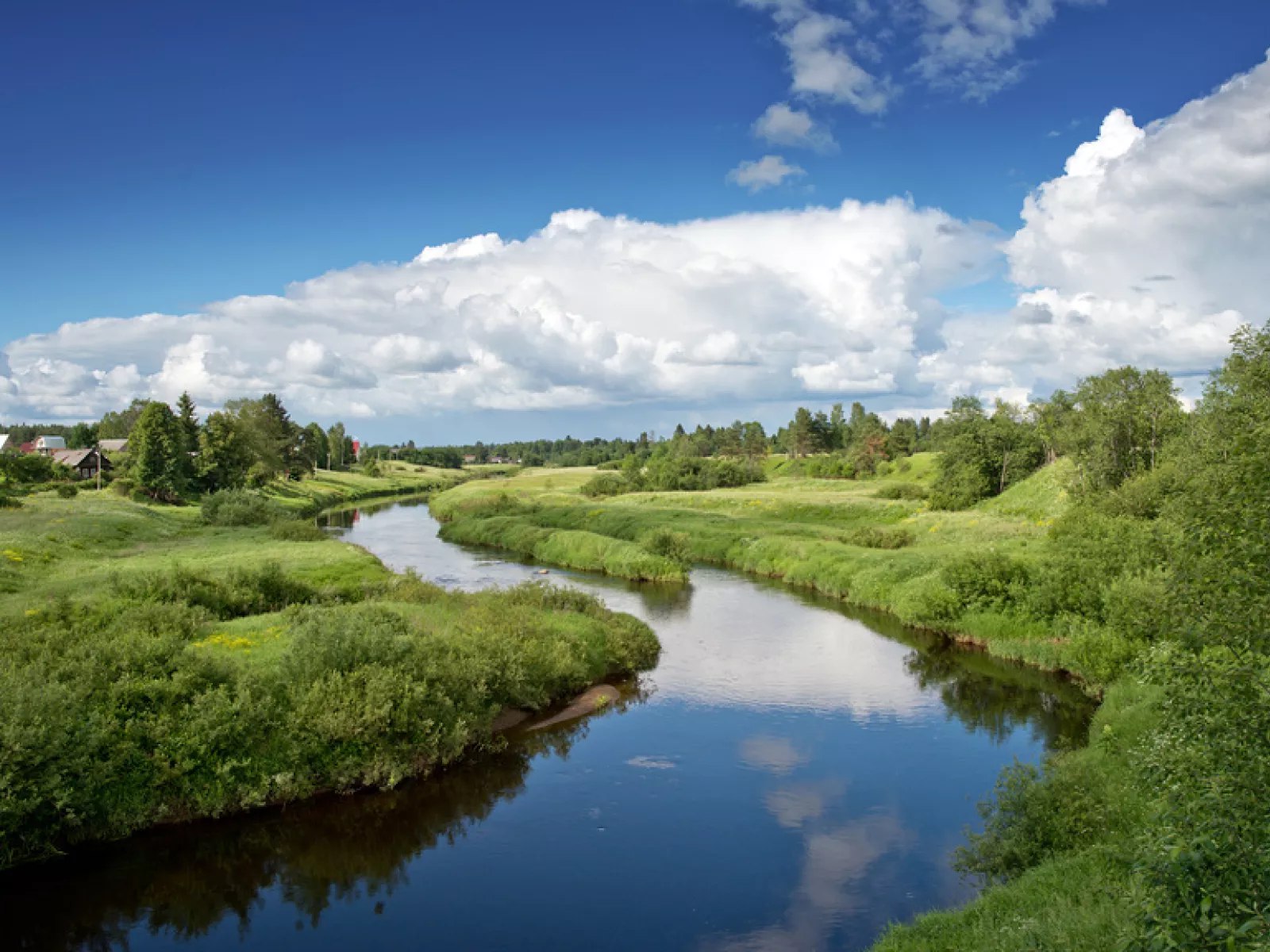 Река в пос. Междуречье